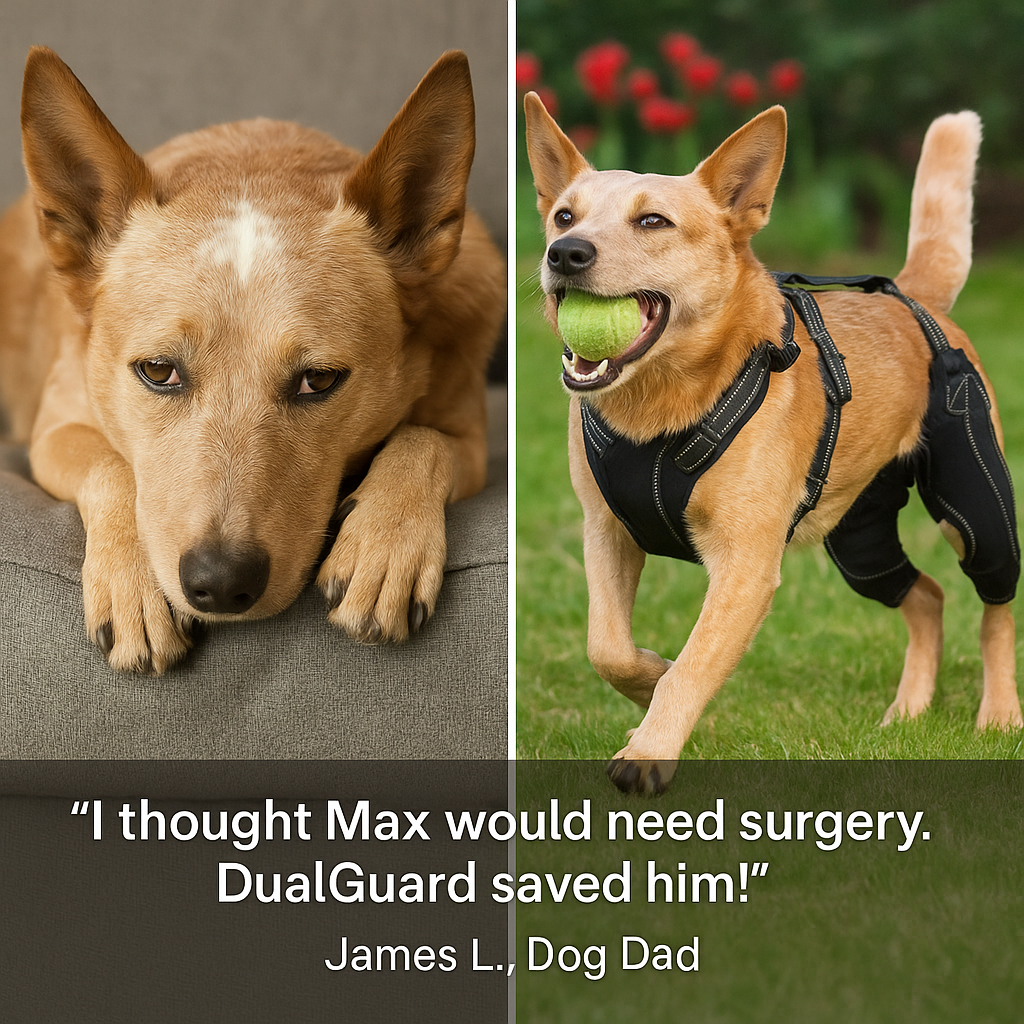🐾 DualGuard Dog Knee Brace