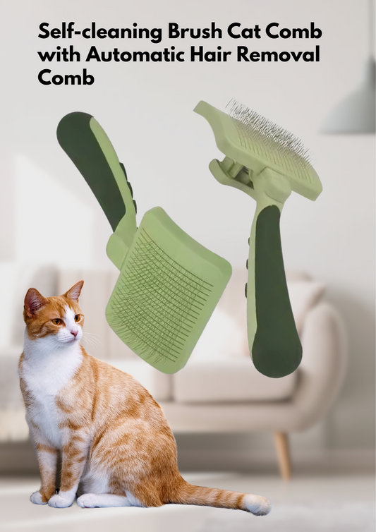 Self-cleaning Brush Cat Comb
